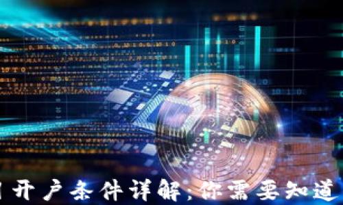 区块链项目开户条件详解:你需要知道的关键要素