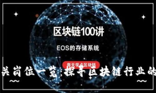区块链相关岗位一览:探寻区块链行业的职业机会