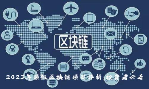 2023年顶级区块链项目评析:投资者必看